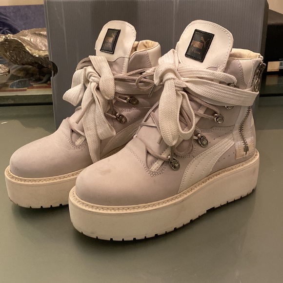 PUMA X FENTY by RIHANNA - platform high tops from her premiere collection Sz.7 - Picture 3 of 12